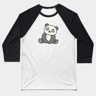 Cute Panda Bear Doodle Drawing Baseball T-Shirt